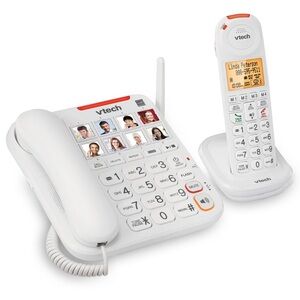 Vtech SN5147 Amplified Corded/Cordless Phone with Answering System
